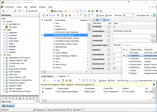 Edit data in a Form view, browsing master-detail data