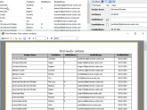 Printing data and saving to PDF format